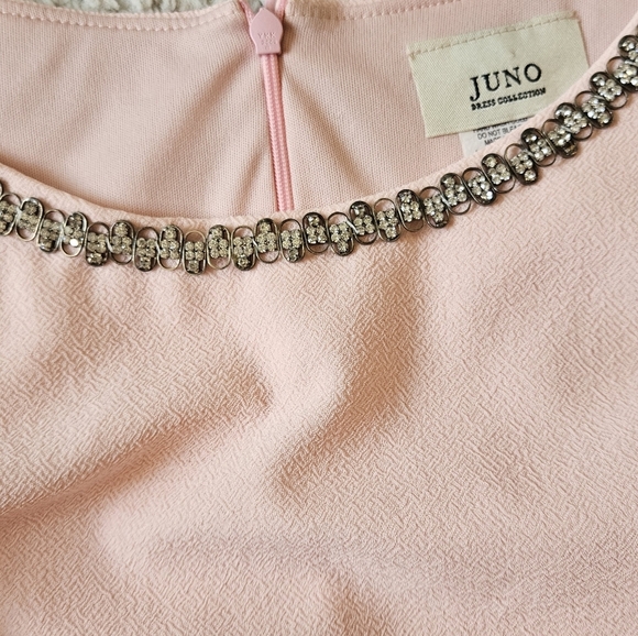 Juno Dress Collection Formal Long Evening Gown With Tulip Hem Size Small - Picture 7 of 8